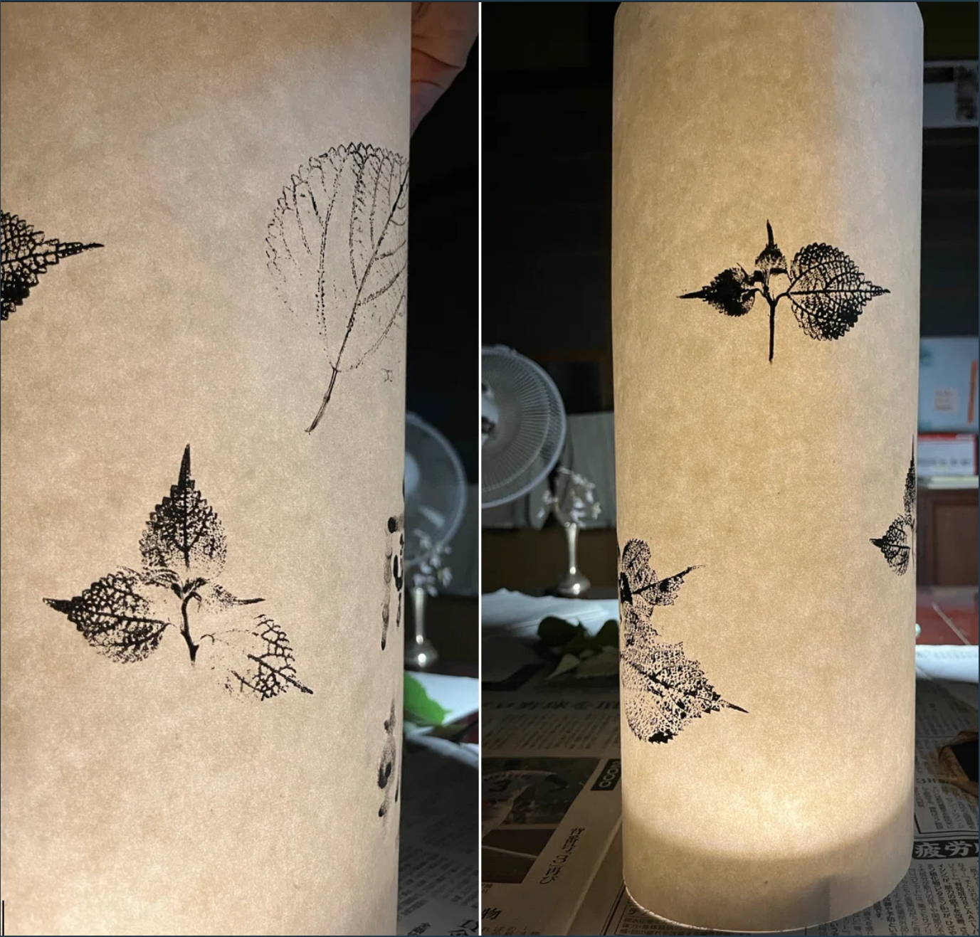 五箇山和紙の灯り