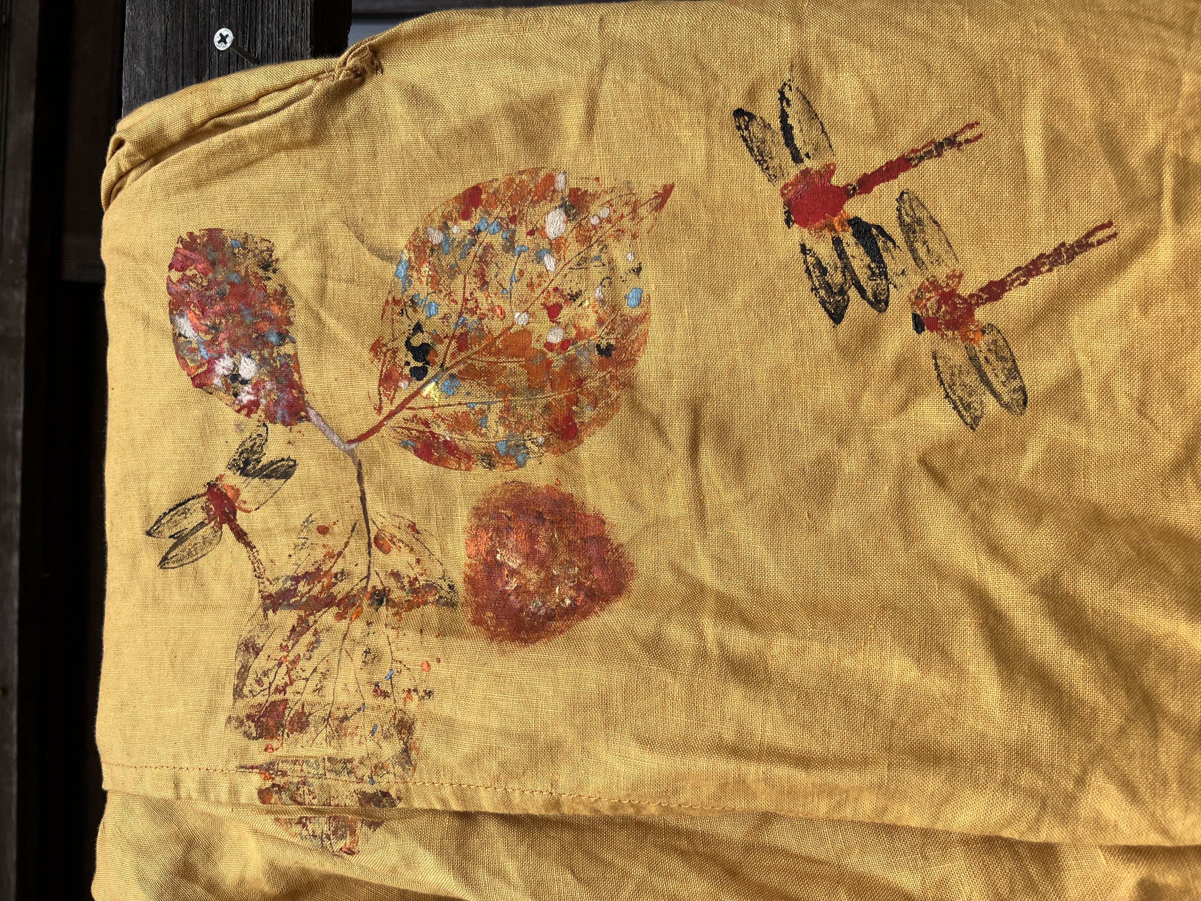 茶碗蒸しパンツ（ラミー直線裁断サルエル）